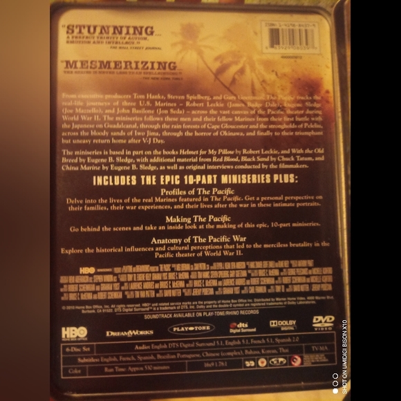 The Pacifica Set Steven Spielberg Six disk full set - Picture 4 of 15